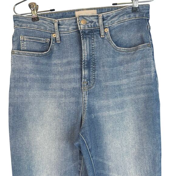 Everlane The Curvy Way-high Skinny Jean Faded Blue 30R - Picture 6 of 10